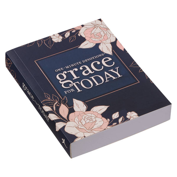 Grace for Today Navy Blue Softcover One-Minute Devotion