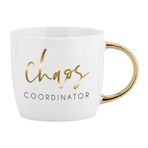 Gold Handle Mug || Chaos Coordinator