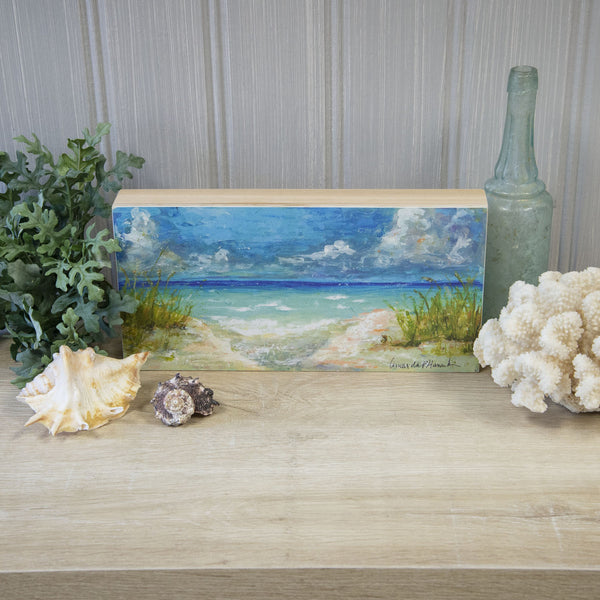Wooden Seascape Print