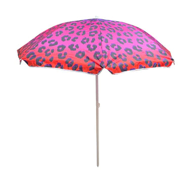 Beach Umbrella || Wild N Crazy Leopard