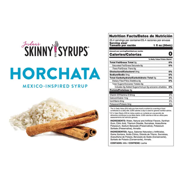 Skinny Syrups || Sugar Free Horchata Syrup