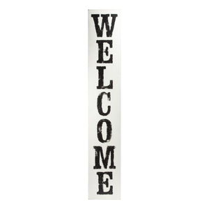 Whitewashed Welcome Wood Board (Pair with Toppers)