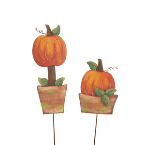 Potted Pumpkins Stake