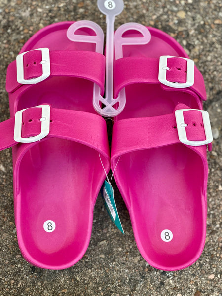 Maya Slides || Hot Pink