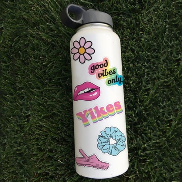 H2O Flask Stickers