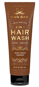 MAN BAR 2 in 1 HAIR WASH || SPICED TOBACCO