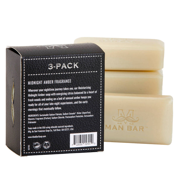 Man Bar Miniature Midnight Amber 3pc Gift Set