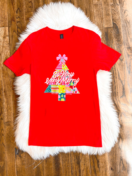 So Very Merry Tree Tee