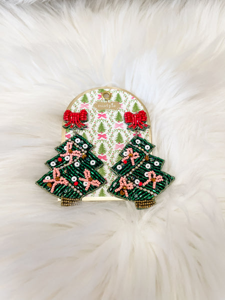 HOLIDAY BEADED EARRINGS