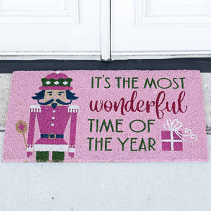 MOST WONDERFUL TIME OF YEAR DOORMAT