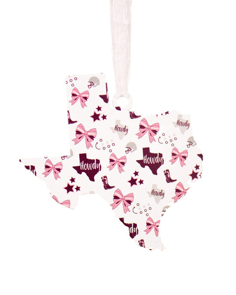 Put a Bow on it Galvanized Ornament