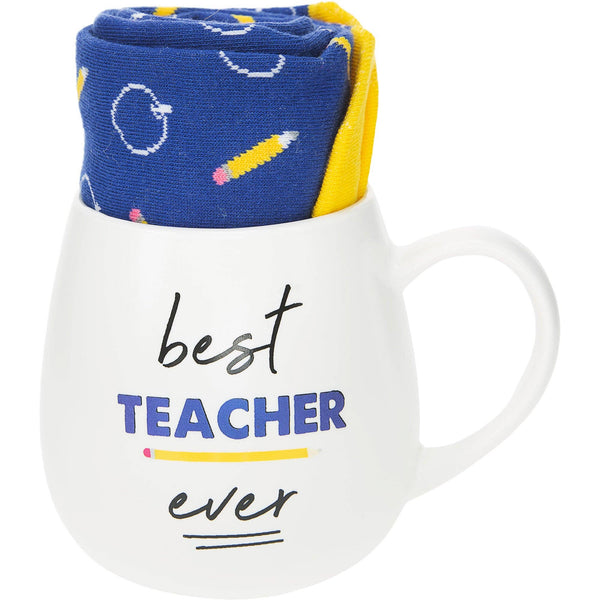 Teacher 15.5 oz Mug and Sock Set