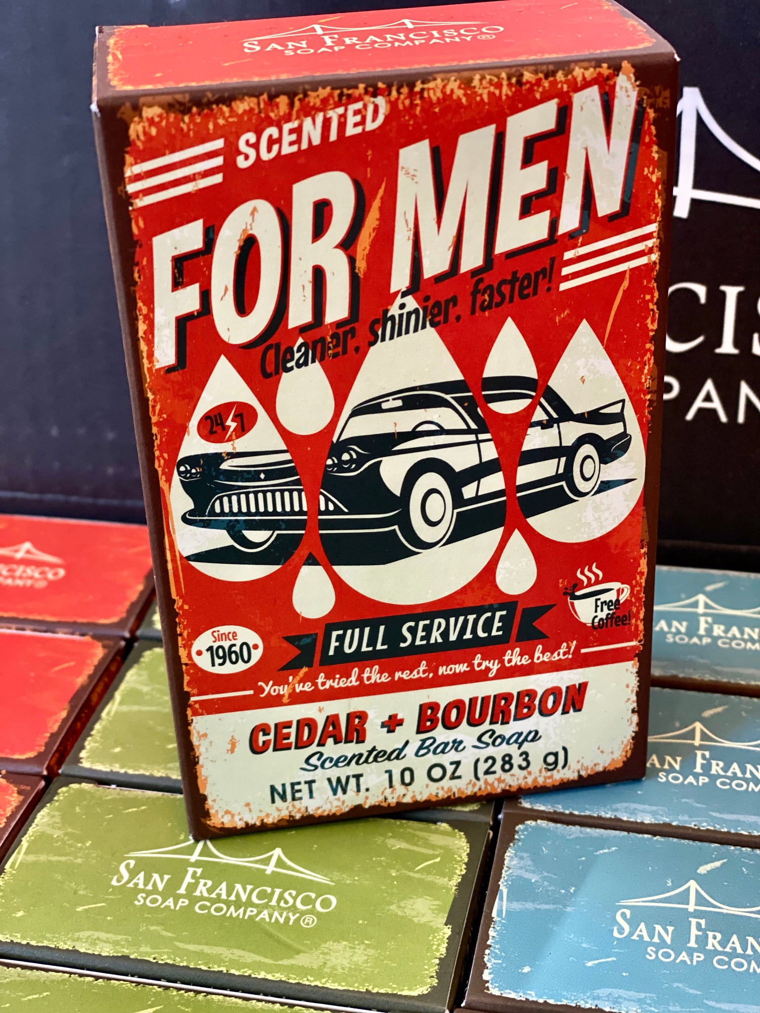 Men's Bar Soap || Cedar & Bourbon