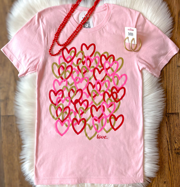 Cluster of Hearts Tee