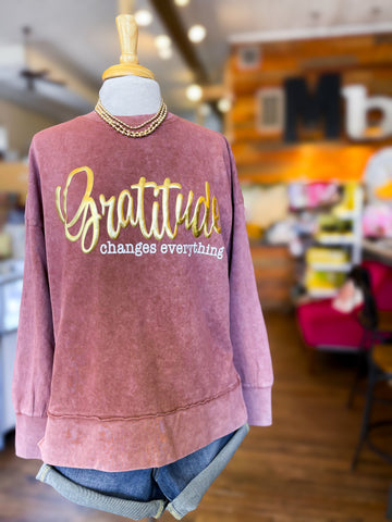 Gratitude Changes Everything Pullover