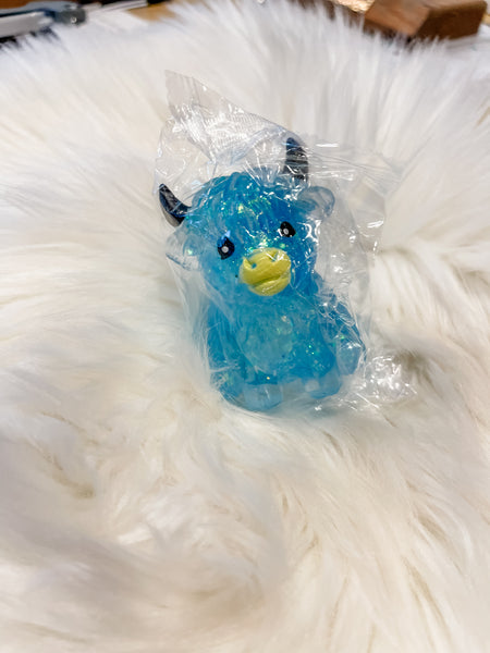 Glitter Highland Cow Squishy