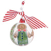 Merry Christmas Gingerbread Ornament
