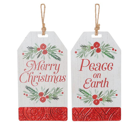 CHRISTMAS ORNAMENT TAG ASSORTMENT