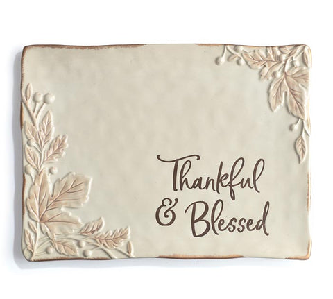 Thankful & Blessed Platter