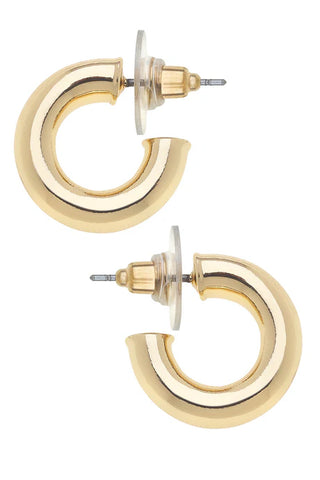 Coraline Hoop Earrings  || Gold