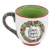 Love Hope Peace Cardinal Mug