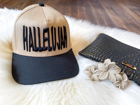 Khaki/Black Hat || Hallelujah