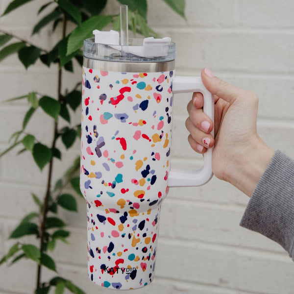 Confetti Print 40oz Tumbler