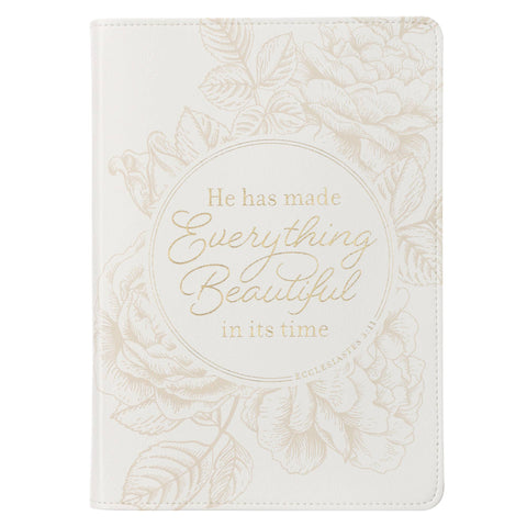 Journal Classic Ivory Everything Beautiful Ecc. 3:11