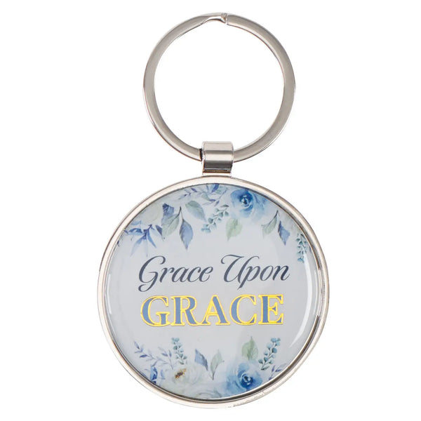 Grace Upon Grace Keychain -  John 1:16