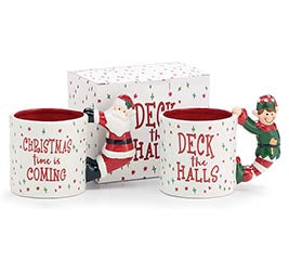 CHRISTMAS CHARACTER HANDLE MUG