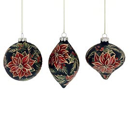 FESTIVE POINSETTIA ORNAMENT