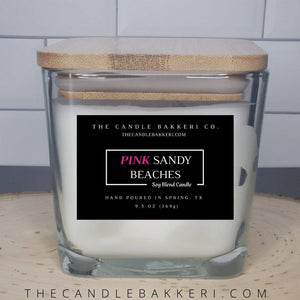 Pink Sandy Beaches Candle || 9.5oz