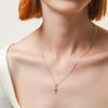 Rizen || Small Cross Pendant Necklace - Sterling Silver