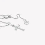 Rizen || Small Cross Pendant Necklace - Sterling Silver
