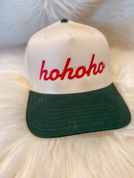 Ho Ho Ho Embroidered Hat