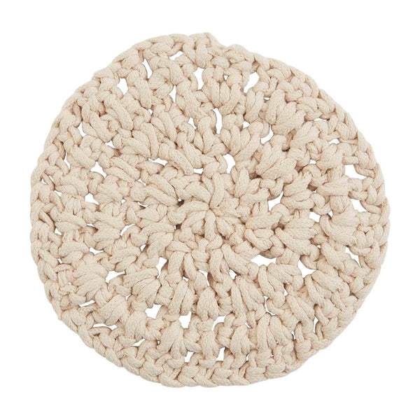 Round Knotted Cotton Trivet