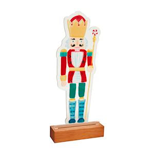 ACRYLIC LIGHT UP NUTCRACKER