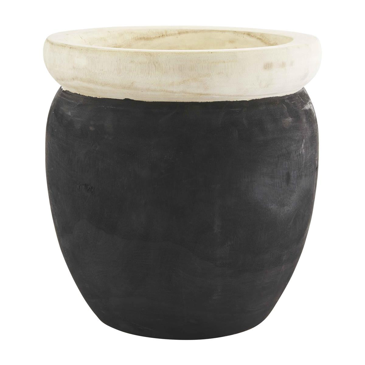 Black Two-Tone Pot