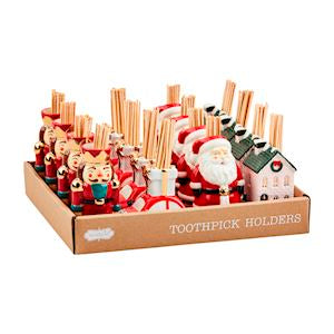 CHRISTMAS TOOTHPICK CADDY SETS