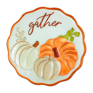 GATHER GLASS PLATTER