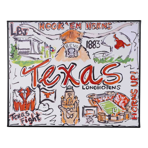 Texas Landmark Canvas