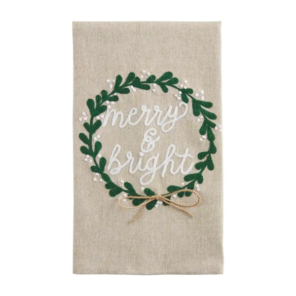 Christmas Greenery Towels