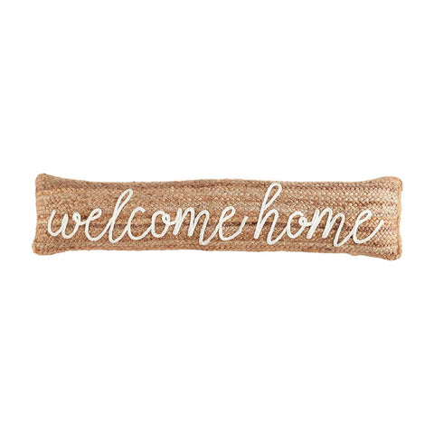 Welcome Home Jute Porch Pillow