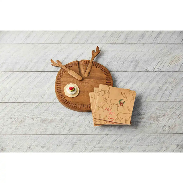 ANTLER BOARD & NAPKIN SET