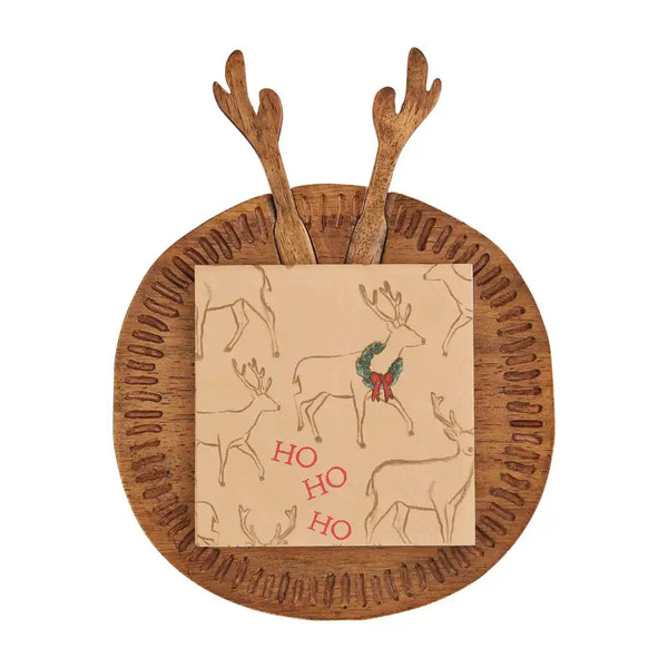 ANTLER BOARD & NAPKIN SET