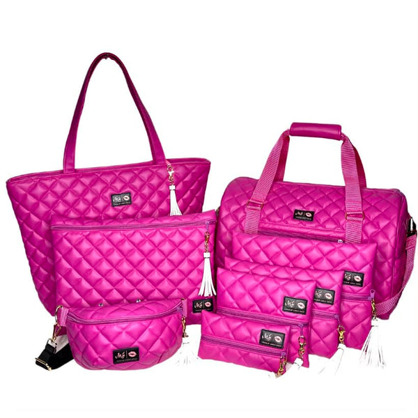 MJ Quilted Luxe Collection || Hot Fuschia
