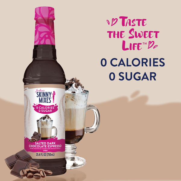 Skinny Syrup || Sugar Free Salted Dark Chocolate Espresso Syrup