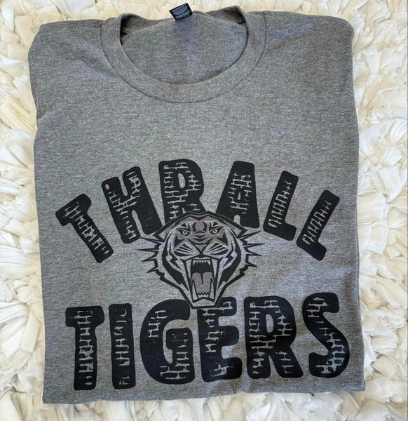 Brick Mascot Spirit Tee || Thrall Tigers