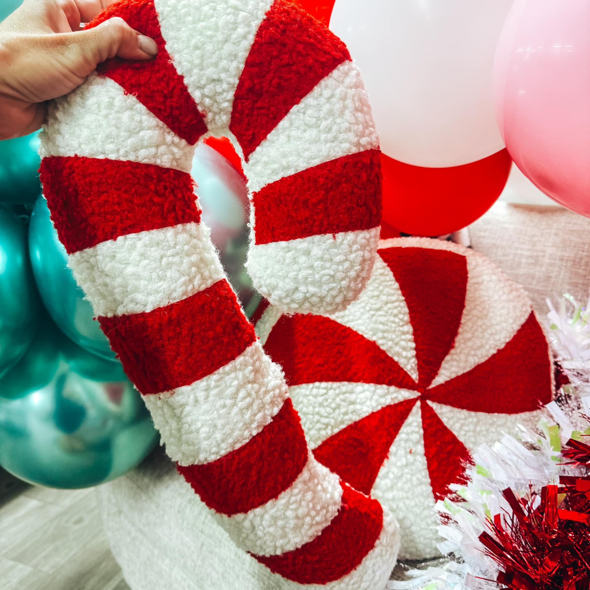 Candy Cane Pillow