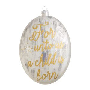 Metallic Painted Ornament